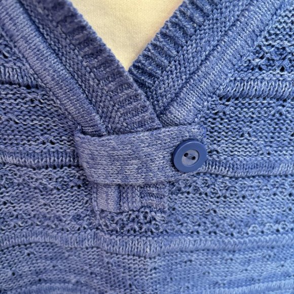 Christopher and Banks Blue Sweater NWT‎ with Fake Camisole - Picture 9 of 14